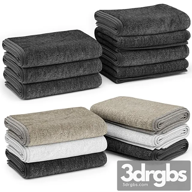 Towels 01 3D Model Download