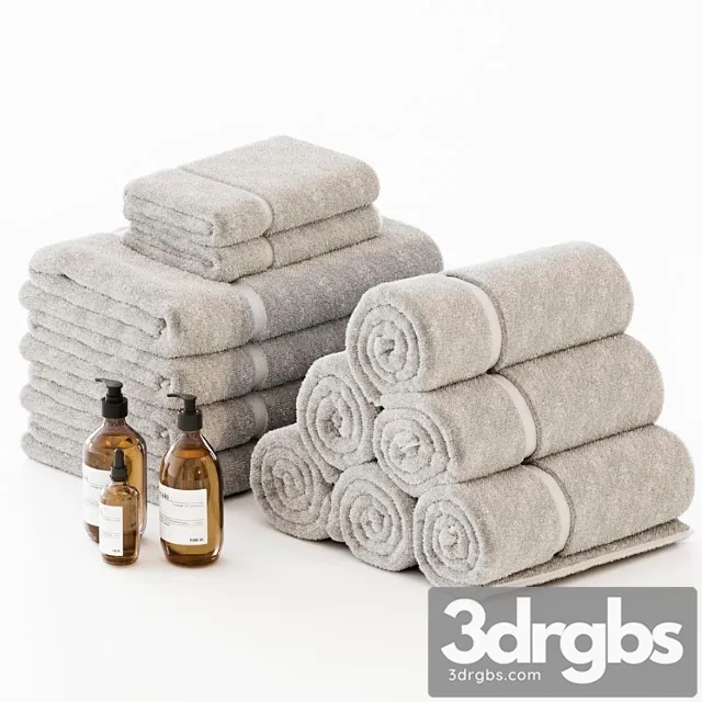 Towels 04 2 3D Model Free