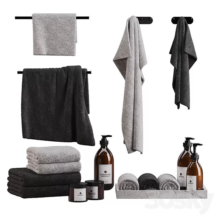 Towels 12 3D Model