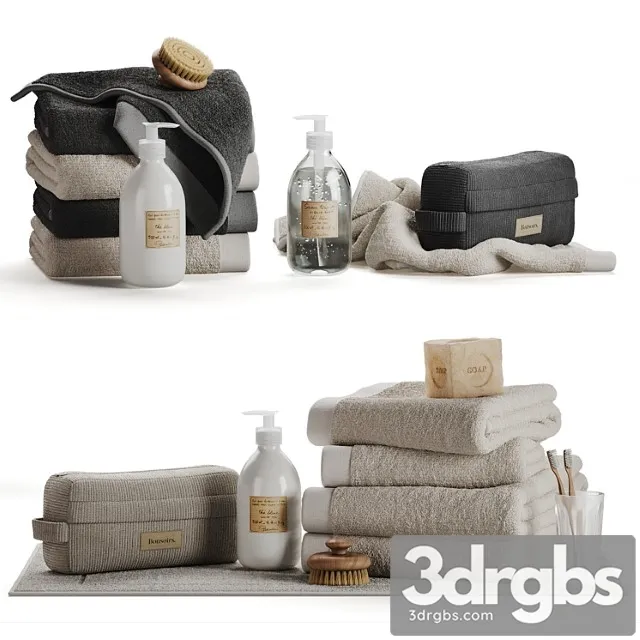 Towels 26 Bonsoirs 3D Model Free