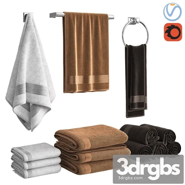 Towels 3 3D Model Free