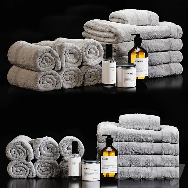 towels 39 3D Model