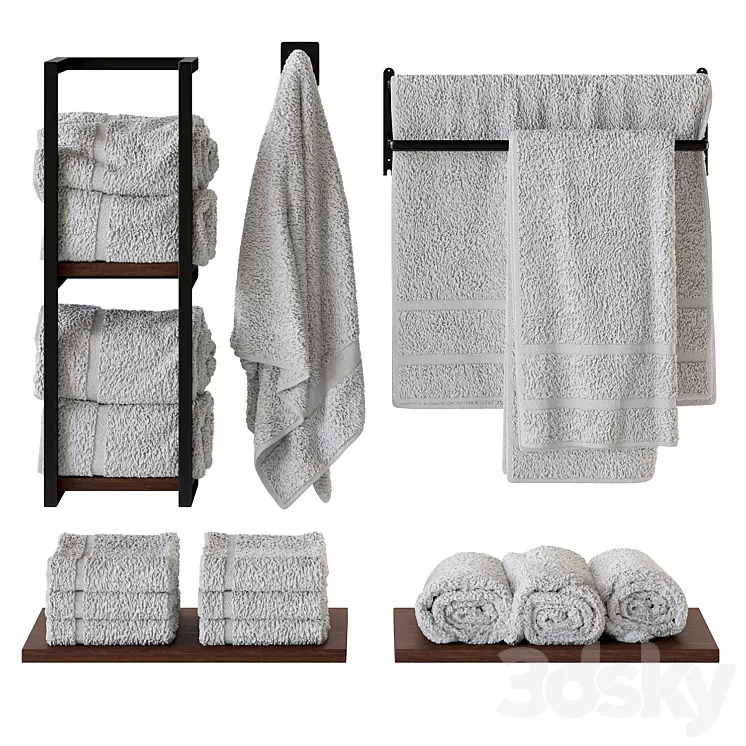 Towels 3D Model Free