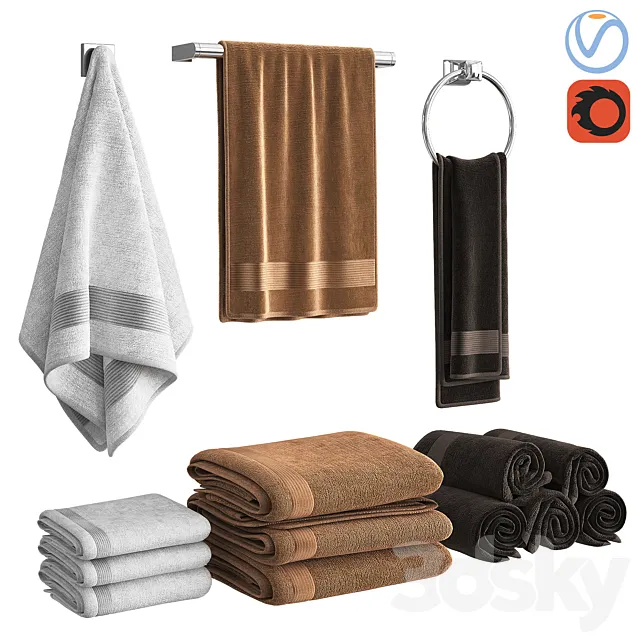Towels 3D Model