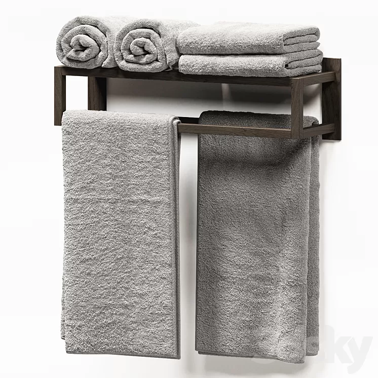towels 55 3D Model Free