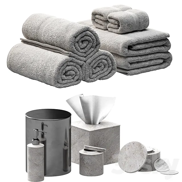 towels 65 3D Model
