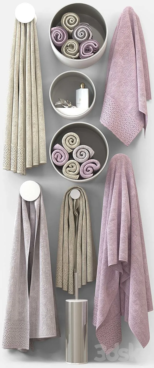 Towels m24 3D Model