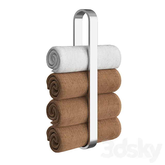 Towels rolls 3D Model