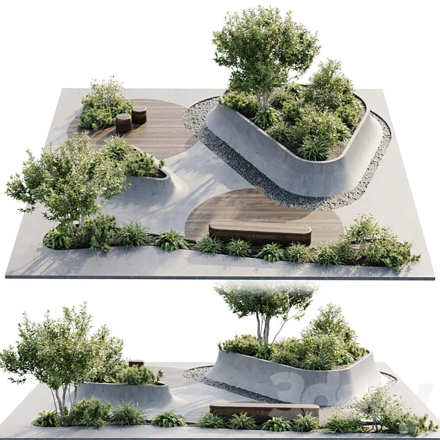 Town Square 2 3D Model