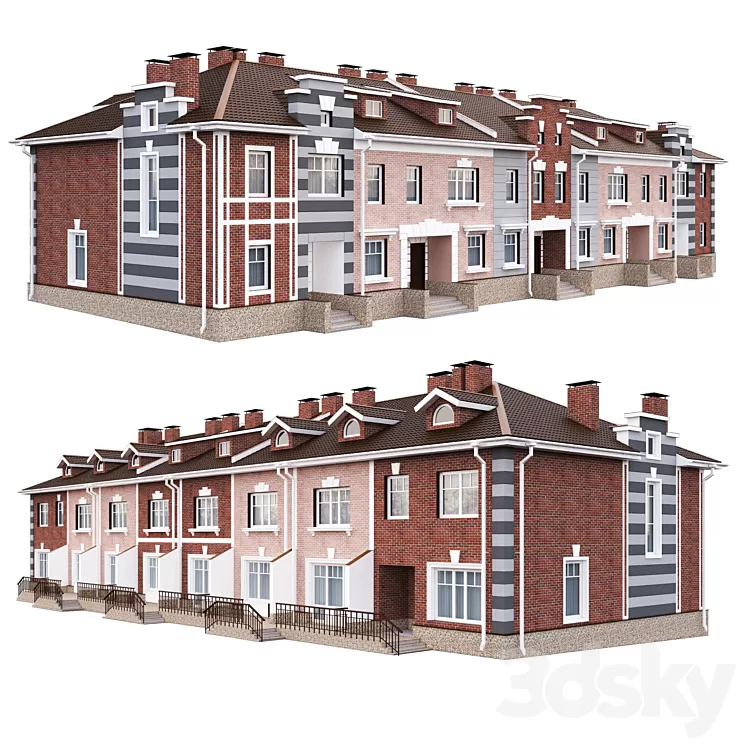 townhouse 3D Model