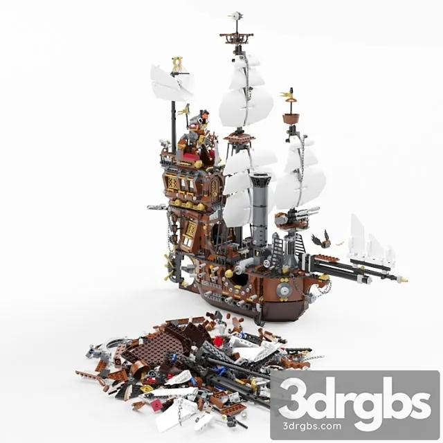 Toy 70810 Metalbeard 3D Model Free
