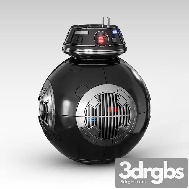 Toy Bb 9E Droid 3D Model Free