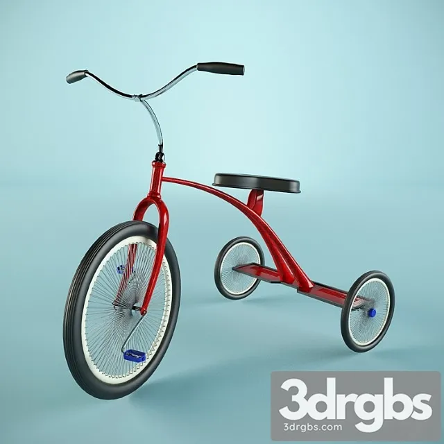 Toy Bike Kid 3D Model Free