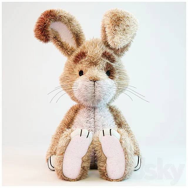 Toy Bunny 3D Model