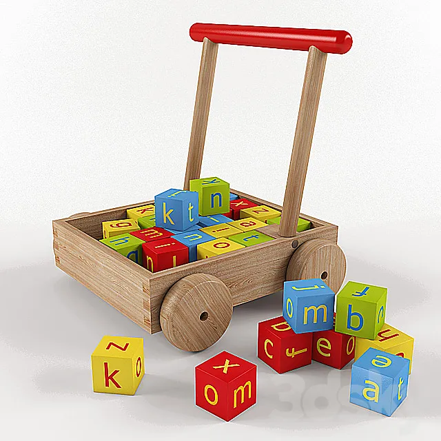 Toy-cart 3D Model