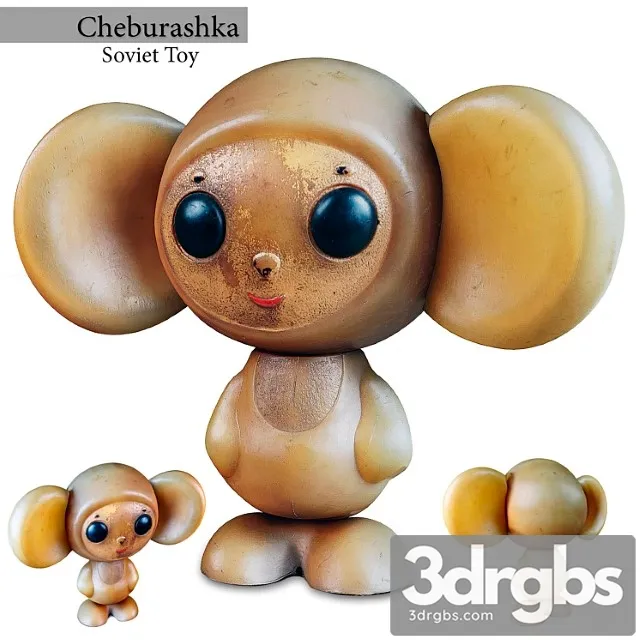 Toy Cheburashka 3D Model Free