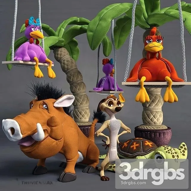 Toy Child Igrushki 3D Model Free