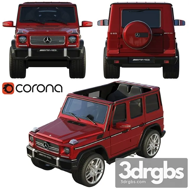 Toy Childrens Electric Car Mercedes Benz G65 Amg 3D Model Free