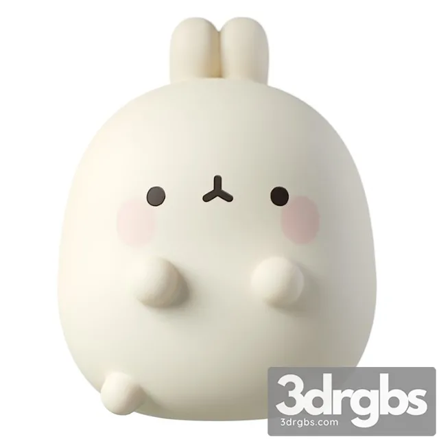 Toy Childrens Plastic Millimages Molang 3D Model Free