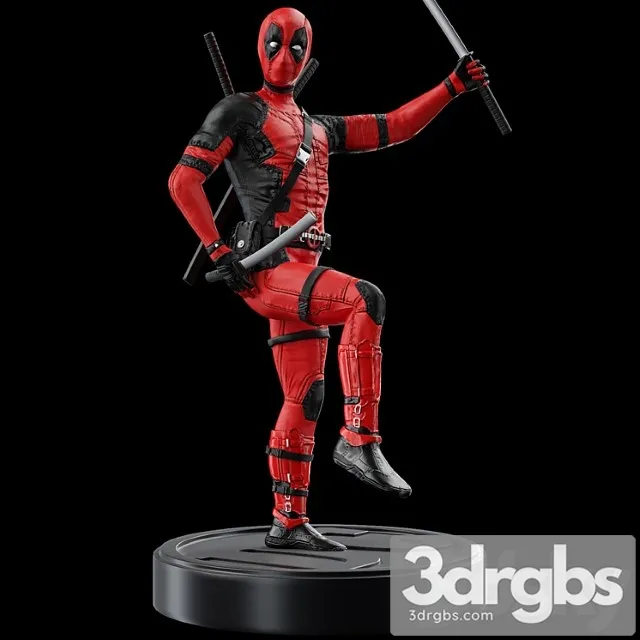 Toy Deadpool 3D Model Free