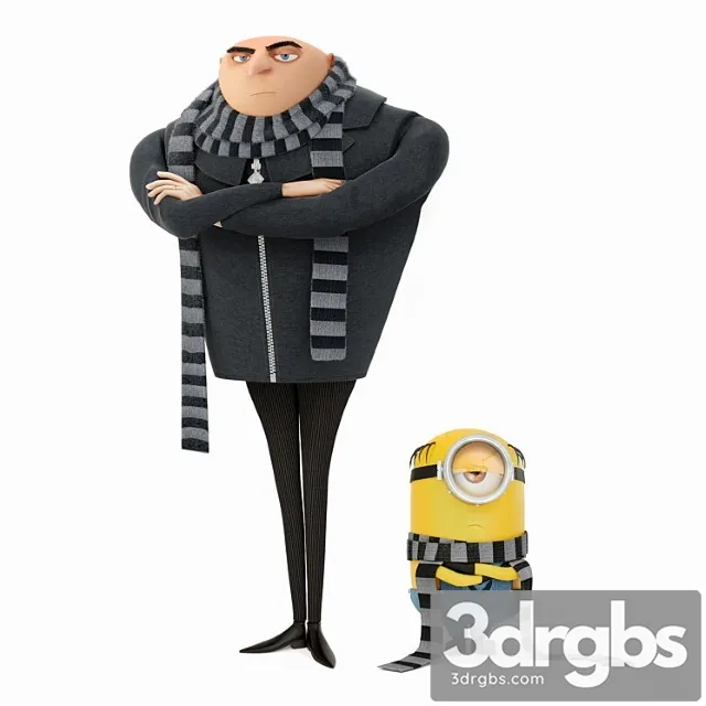 Toy Despicable Mi 3D Model Free
