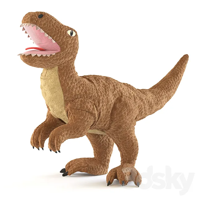 Toy dinosaur IKEA JATTELIK YETTELIK 3D Model