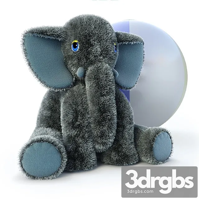 Toy Elephant 2 3D Model Free