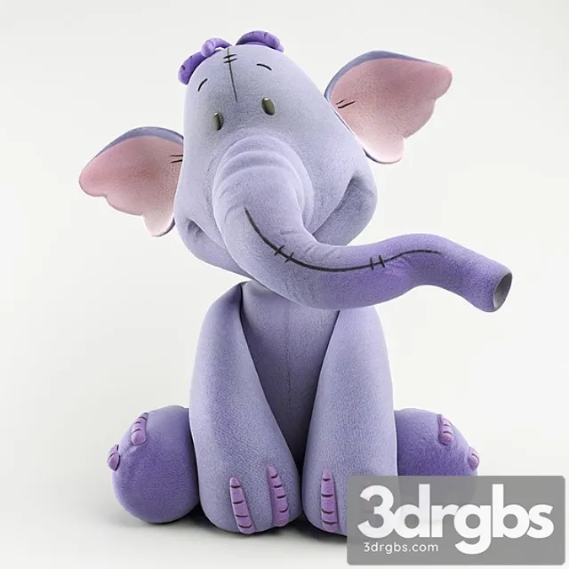 Toy Elephant 3D Model Free