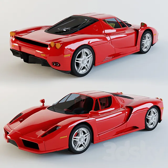 Toy Ferrari Enzo 3D Model