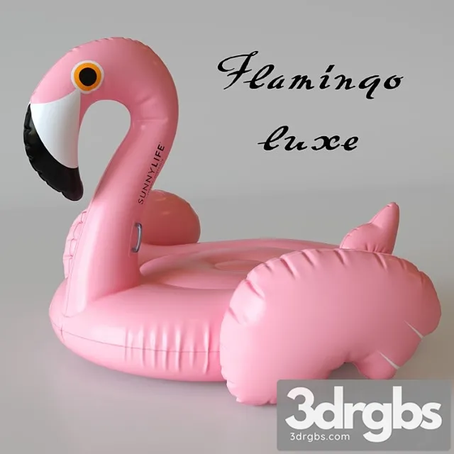 Toy Float Inflatable Flamingo Luxe 3D Model Free