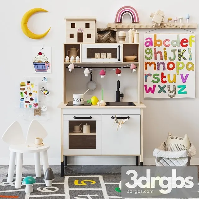 Toy Ikea Children 3D Model Free