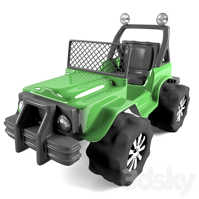 Toy Jeep 3D Model