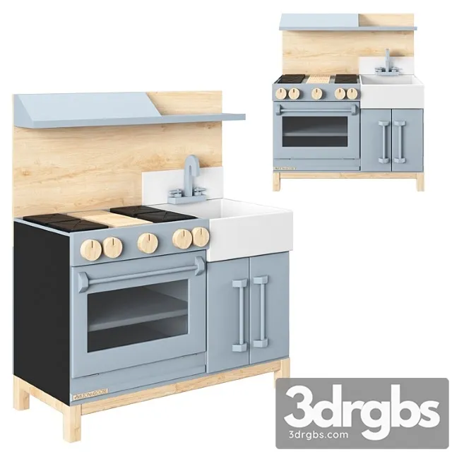 Toy Play Kitchen 3D Model Free