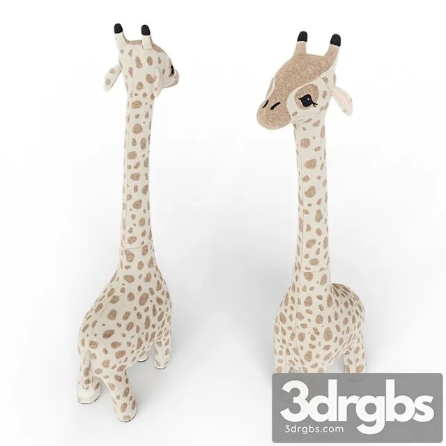 Toy Plush Toy Giraffe HM 3D Model Free