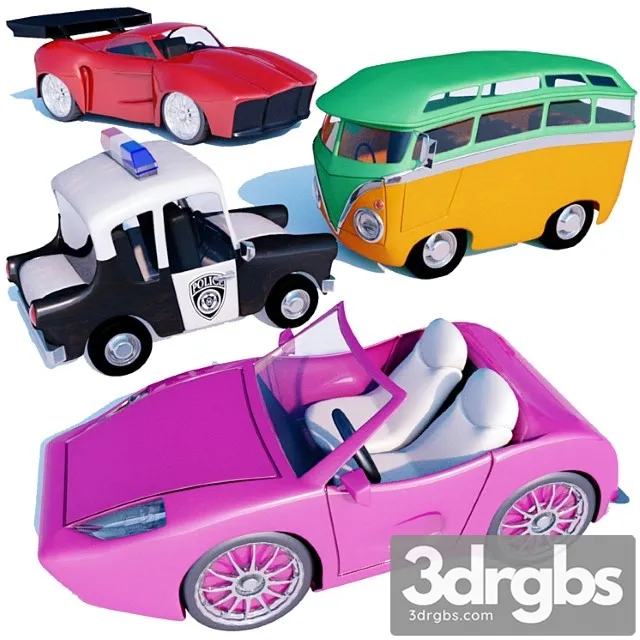 Toy Toy Cars Vol 2 3D Model Free