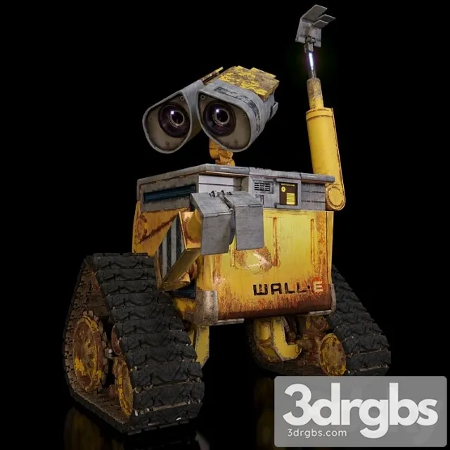 Toy Wall-e 3D Model Free