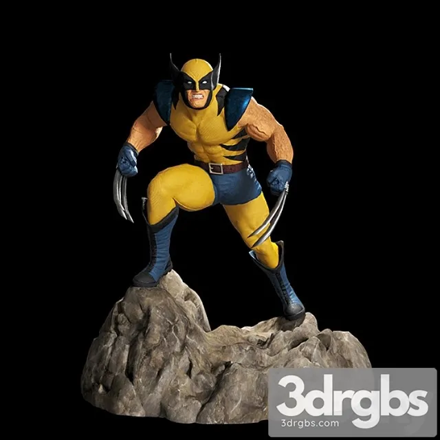 Toy Wolverine 3D Model Free