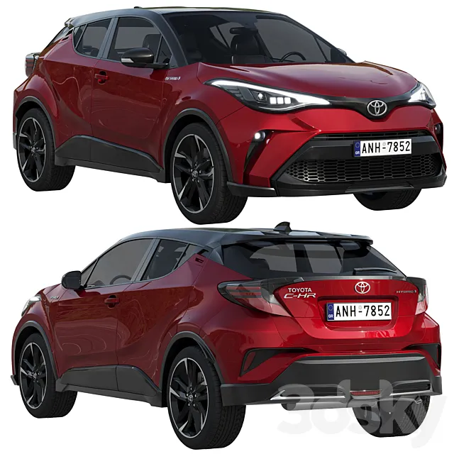 Toyota C-HR 2021 3D Model