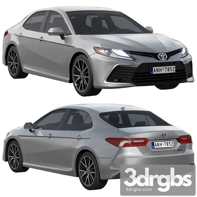 Toyota Camry Le Hybrid 2023 3D Model Free