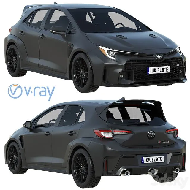 Toyota GR Corolla 2023 3D Model
