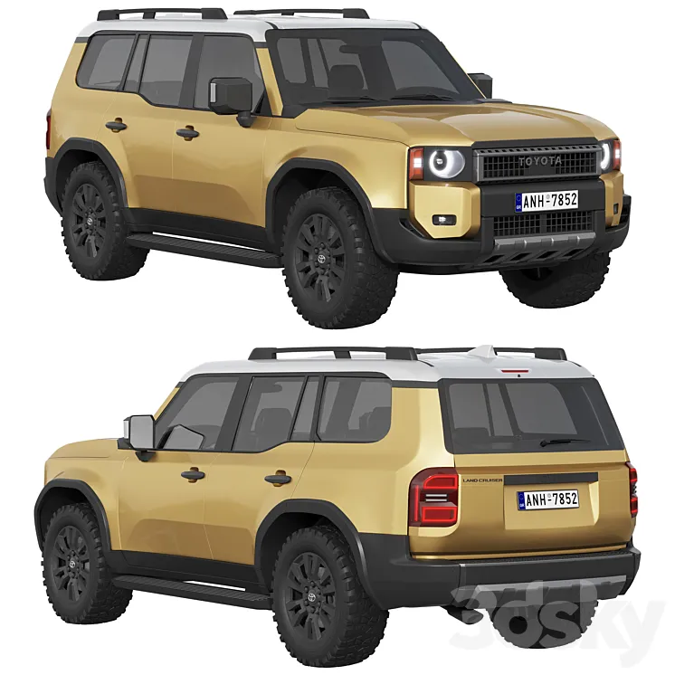 Toyota Land Cruiser 250 First Edition 2024 3D Model Free