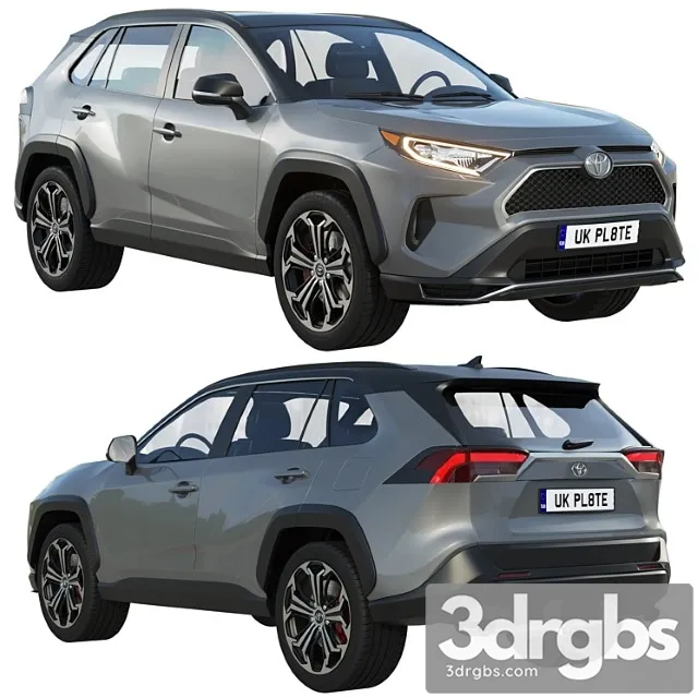 Toyota rav4 prime 2021 3D Model Free