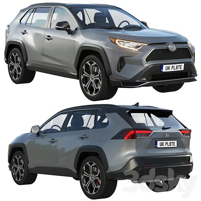 Toyota RAV4 Prime 2021 3D Model
