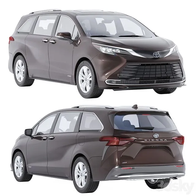 Toyota Sienna IV 3D Model