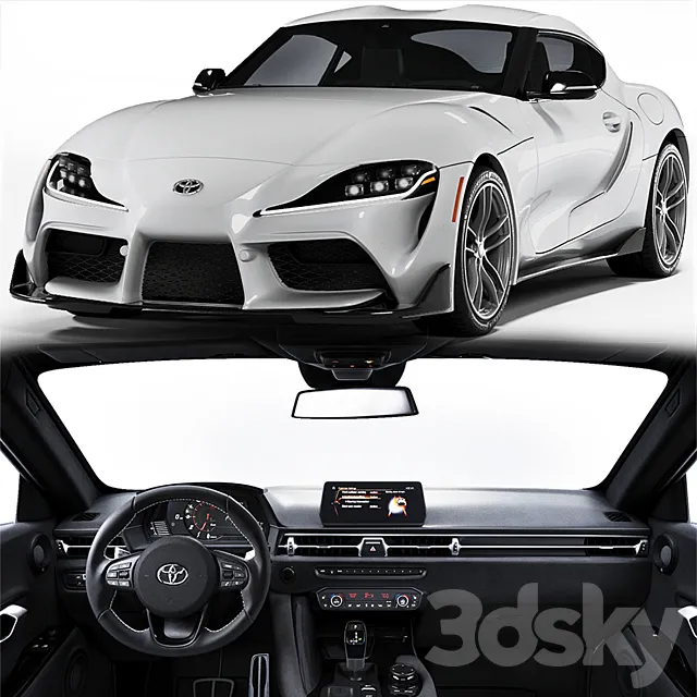 Toyota Supra GR 3D Model
