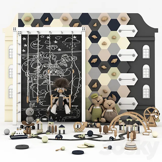 toys and furniture 3DModel