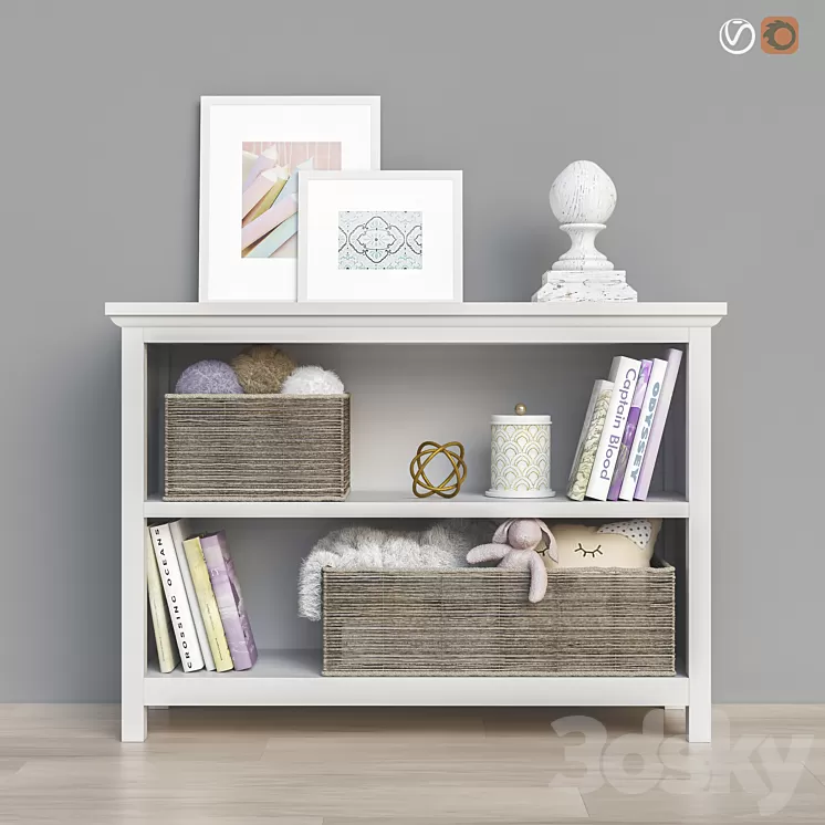 Toys and furniture Cameron set 20 3D Model