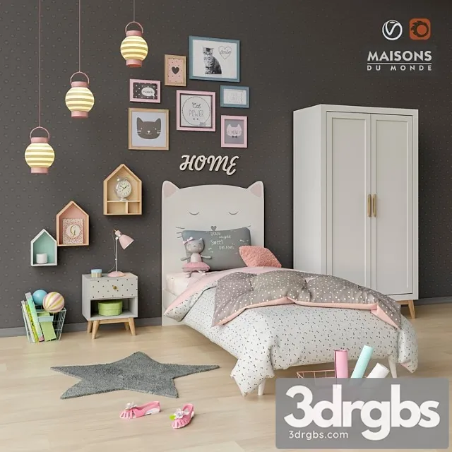 Toys and Furniture Set 11 3D Model Free