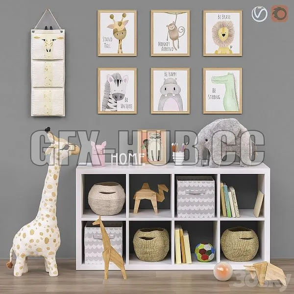 Toys and Furniture SET 47 3D Model