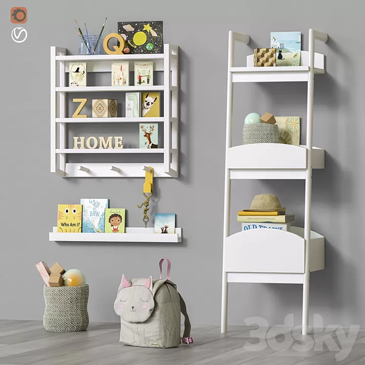 Toys and furniture set 51 3D Model